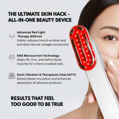 RAYLIFT Lumin Wand - 4-in-1 Red Light Therapy
