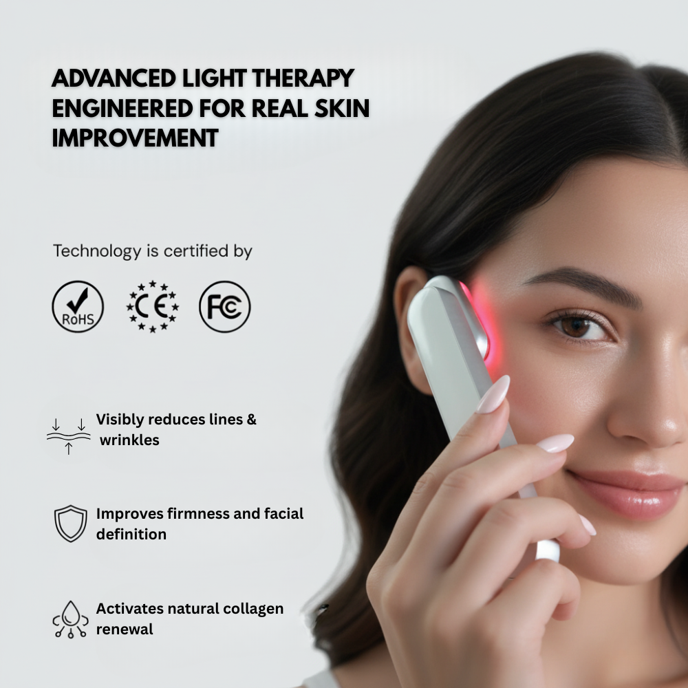 RAYLIFT Lumin Wand - 4-in-1 Red Light Therapy