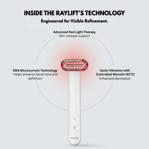 RAYLIFT Lumin Wand - 4-in-1 Red Light Therapy