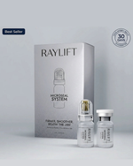 RAYLIFT MicroSeal System box with two sealed ampoules, 30-day money-back guarantee