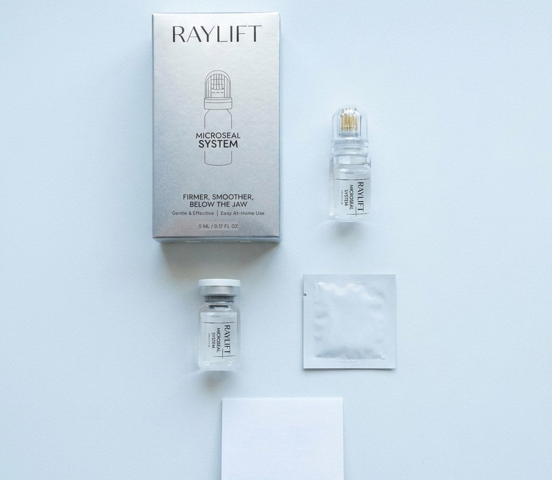 What is in one treatment: the MicroSeal box, the applicator, a sealed ampoule, an alcohol prep pad and the placement card